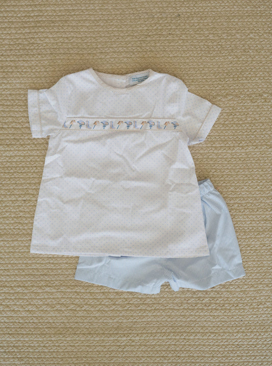 Cowboy Ribbon Shortie Set