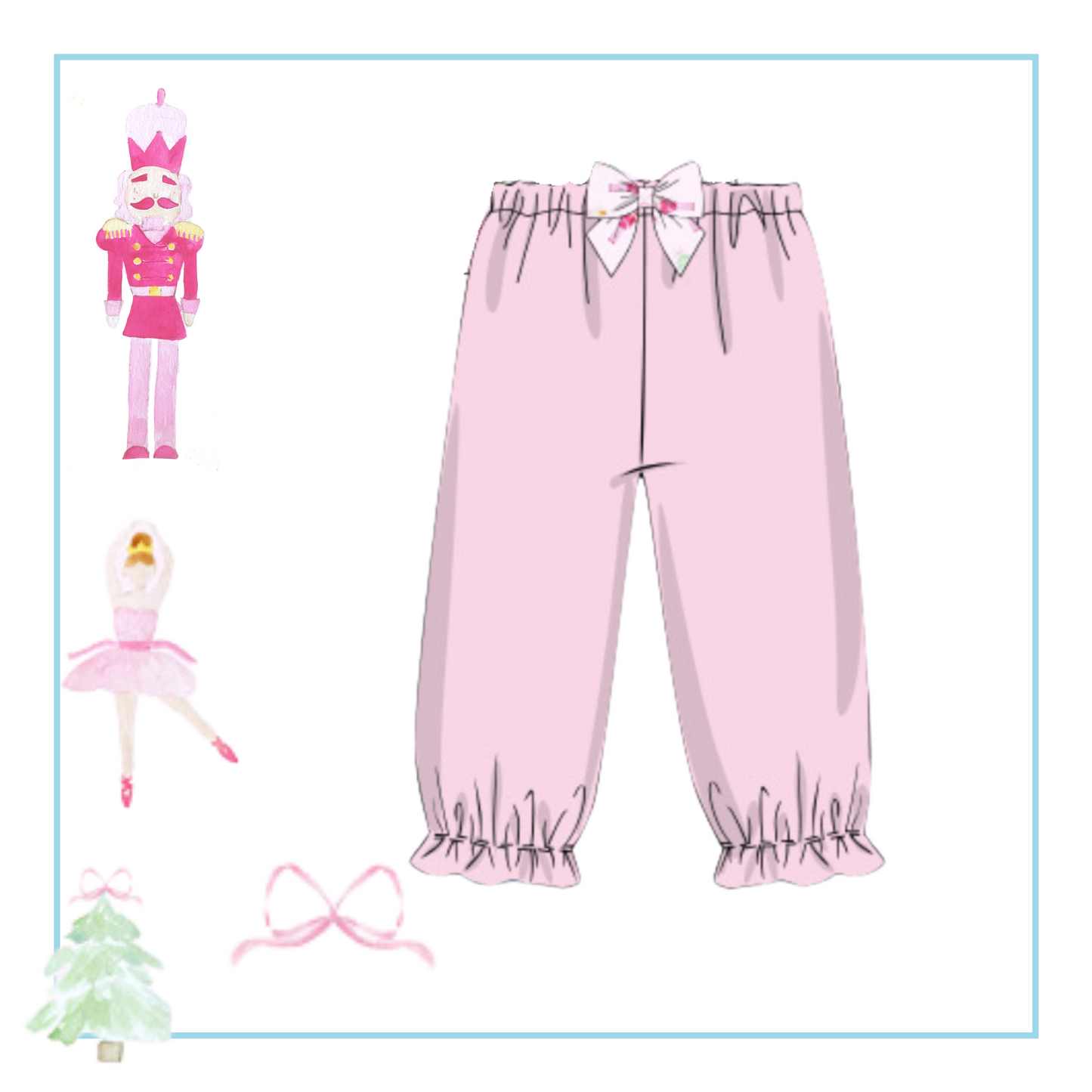 October Presale Girls Nutcracker Pants