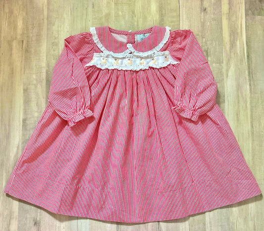 November Arrival Reindeer Ribbon Girls Dress