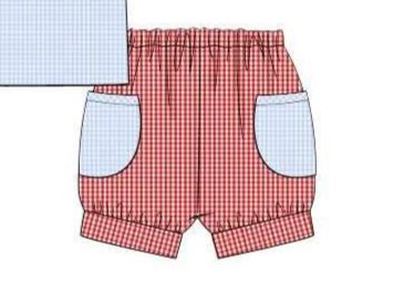 Boys Wide Banded Shorties (w/pocket)