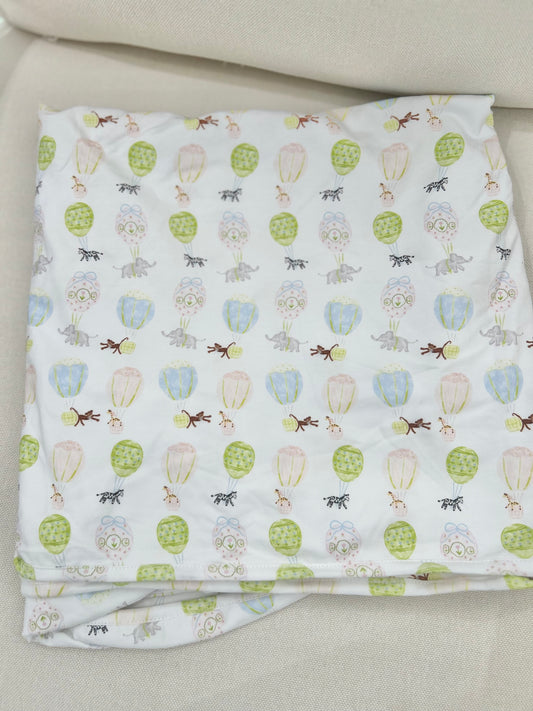 Soaring Safari Pals Girls Blanket