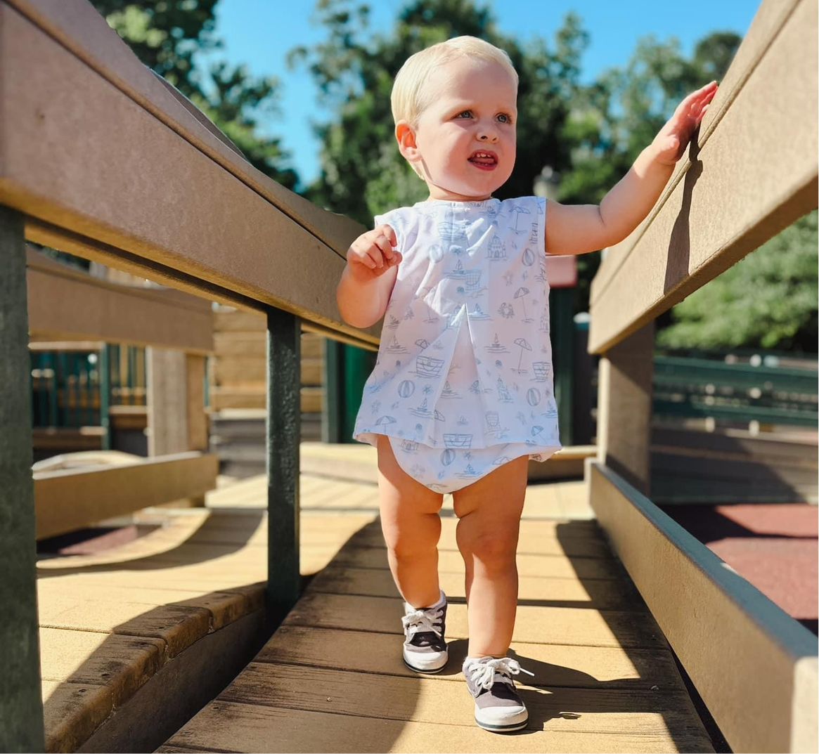 Boys Seaside Moments Bloomer Set