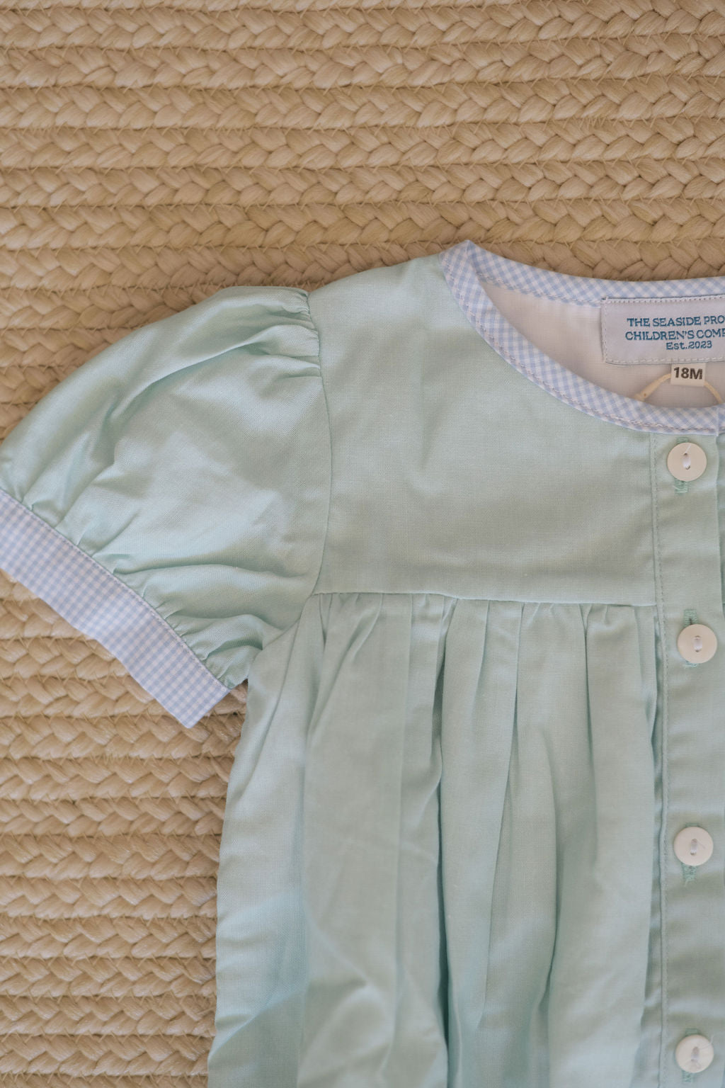 The Lottie Bubble: Woven Seafoam