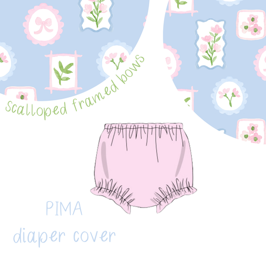 PIMA Pink Girls Diaper Cover