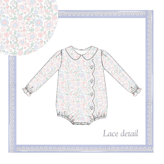 October Arrival Seaside Liberty Scallop Lace Bubble