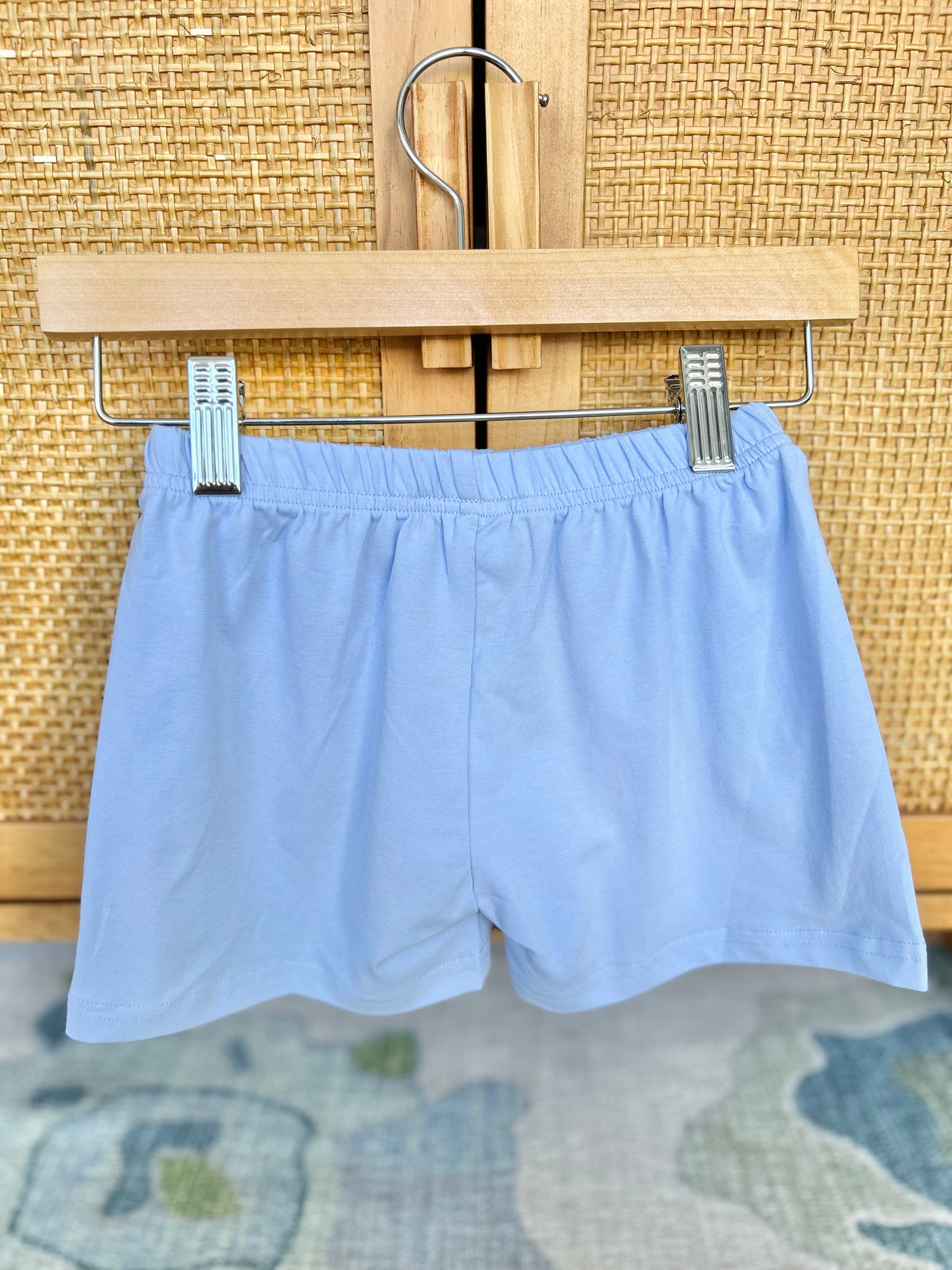 Spooky Blue Knit Shorties