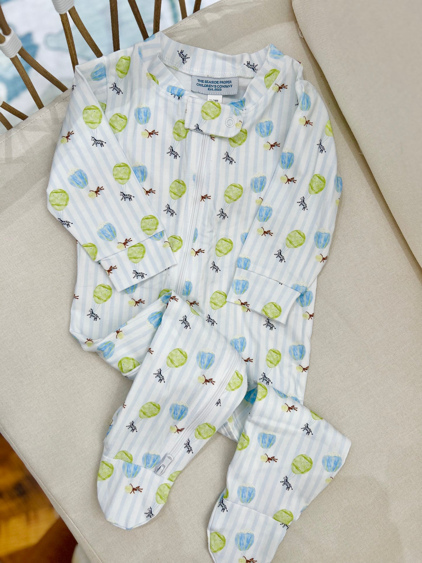 Soaring Safari Pals Boys Knit Nightie