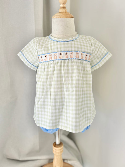 Proper Pups Boys Bloomer Set - Woven