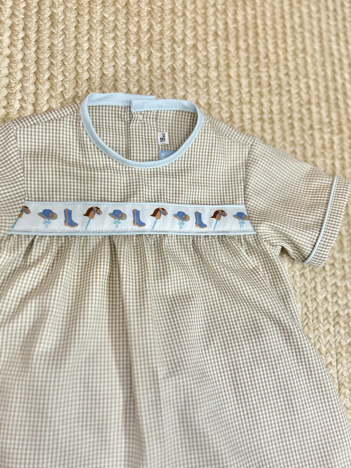 Rodeo Cowboy Ribbon Cooper Top Set - January Completion