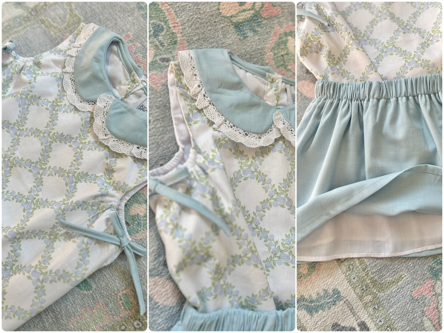 Hydrangea Trellis Skort Set