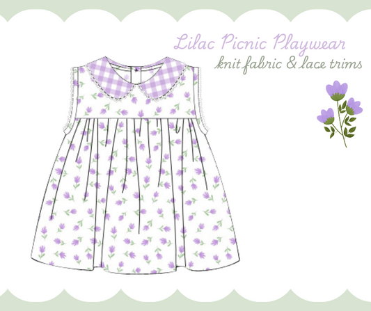 Lilac Knit Tulip Top-Only