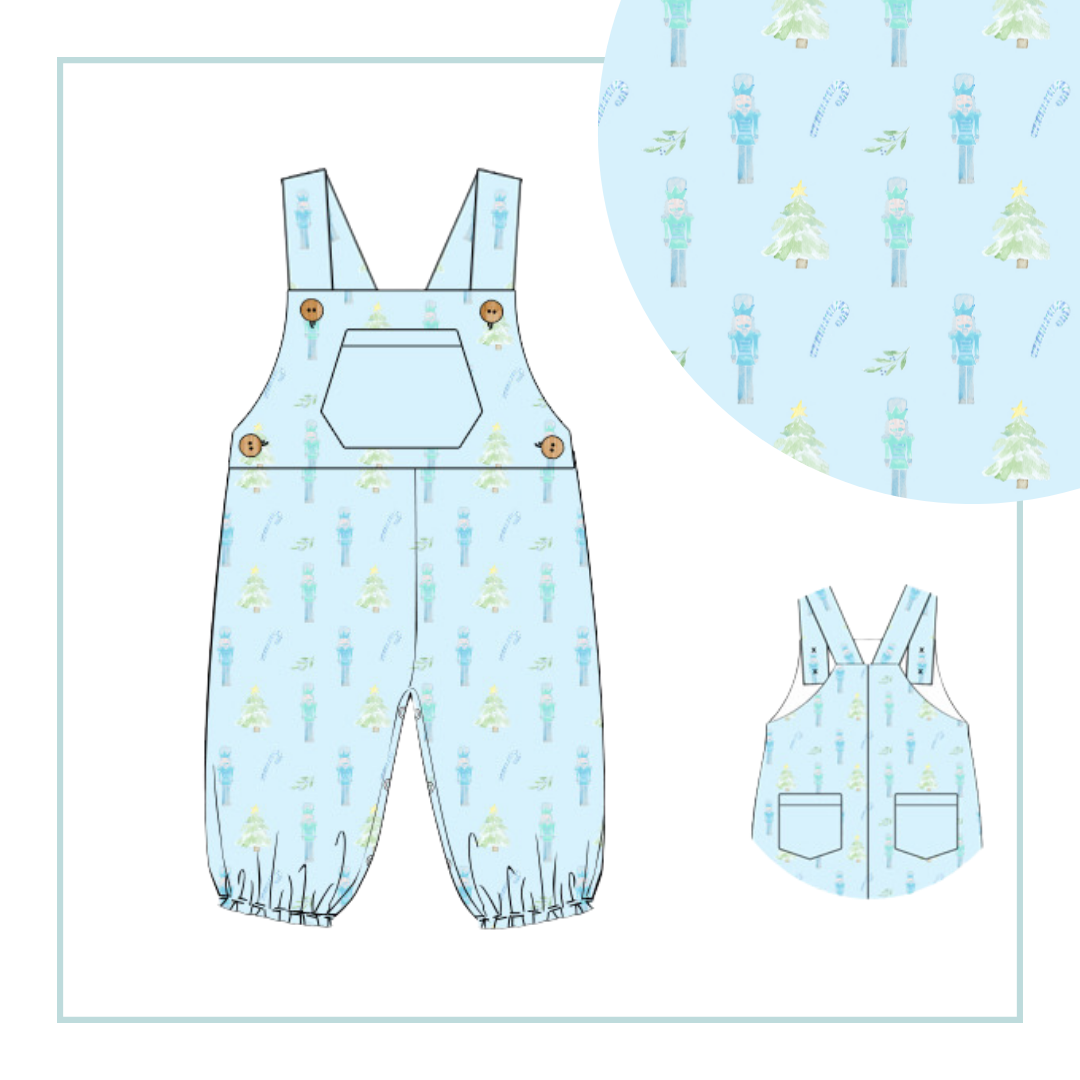 October Presale Boys Nutcracker Bubble Romper