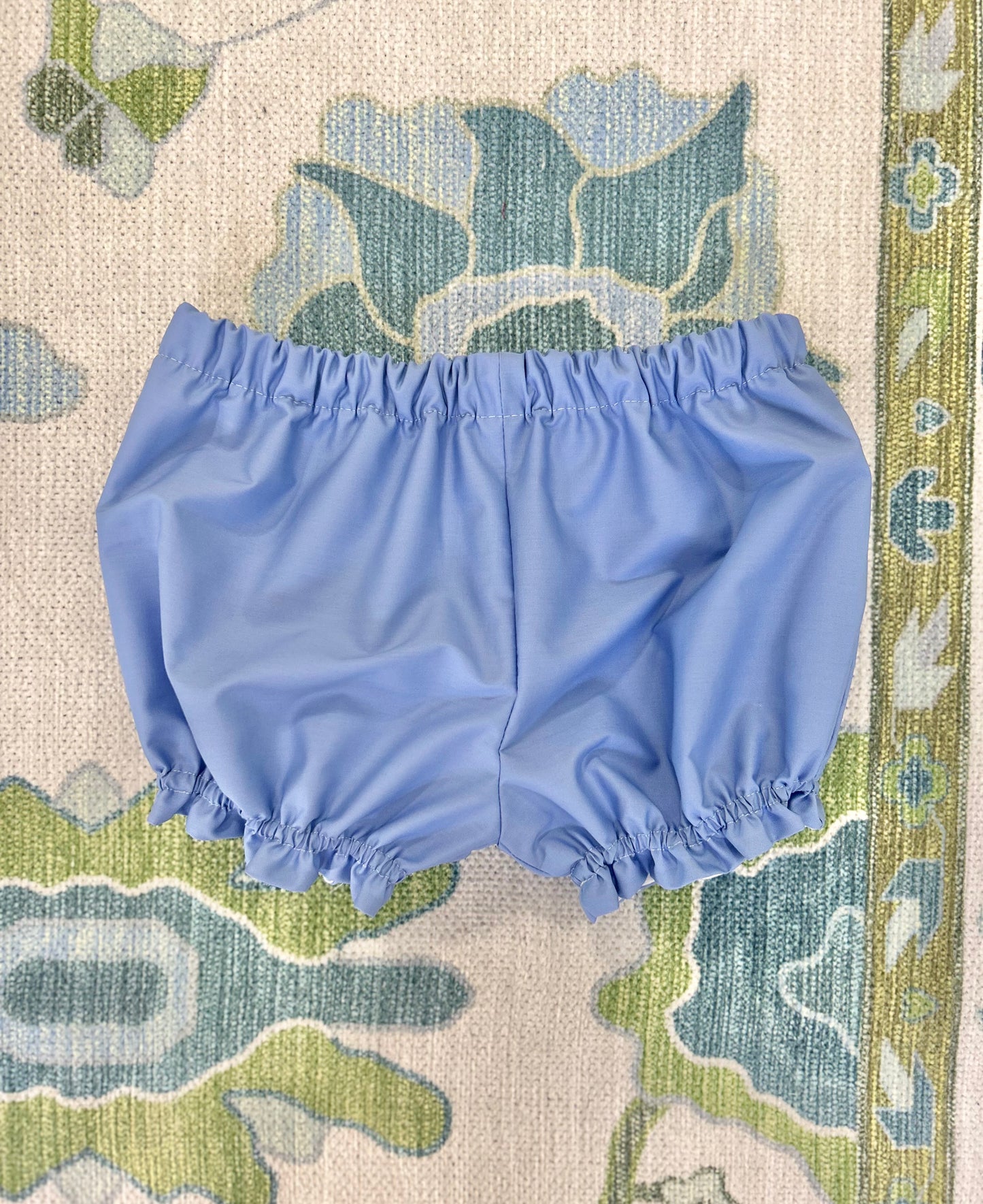 BTS Cornflower Blue Girls Bubble Shorts, Lined