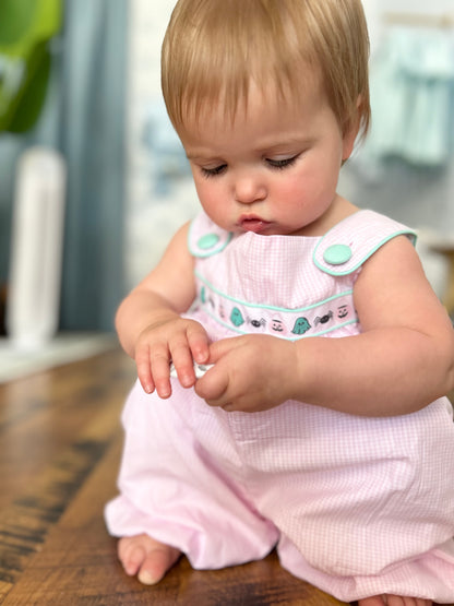 Spooky Ribbon Girls Bubble Romper