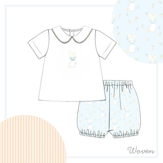 January Arrival Proper Hop Boys Applique Set