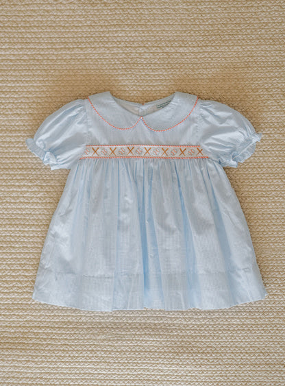 Baseball Ribbon Girls Float Top