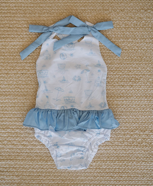 Seaside Moments Girls One Piece Swim