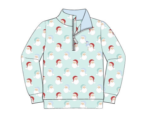 October Presale Boys Seaside Santa PIMA Pullover