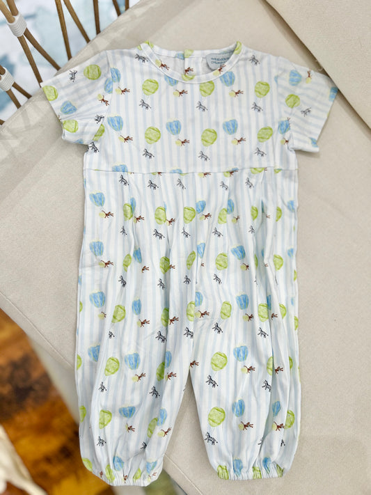 Soaring Safari Pals Boys Knit Romper