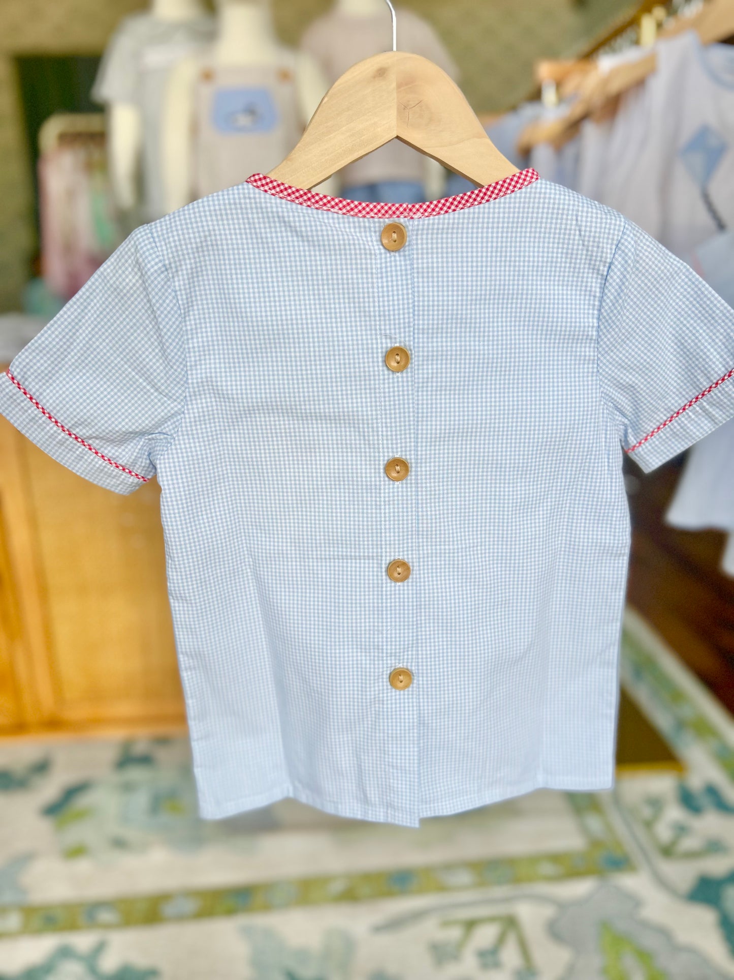 Boys Baseball Applique Top-Only