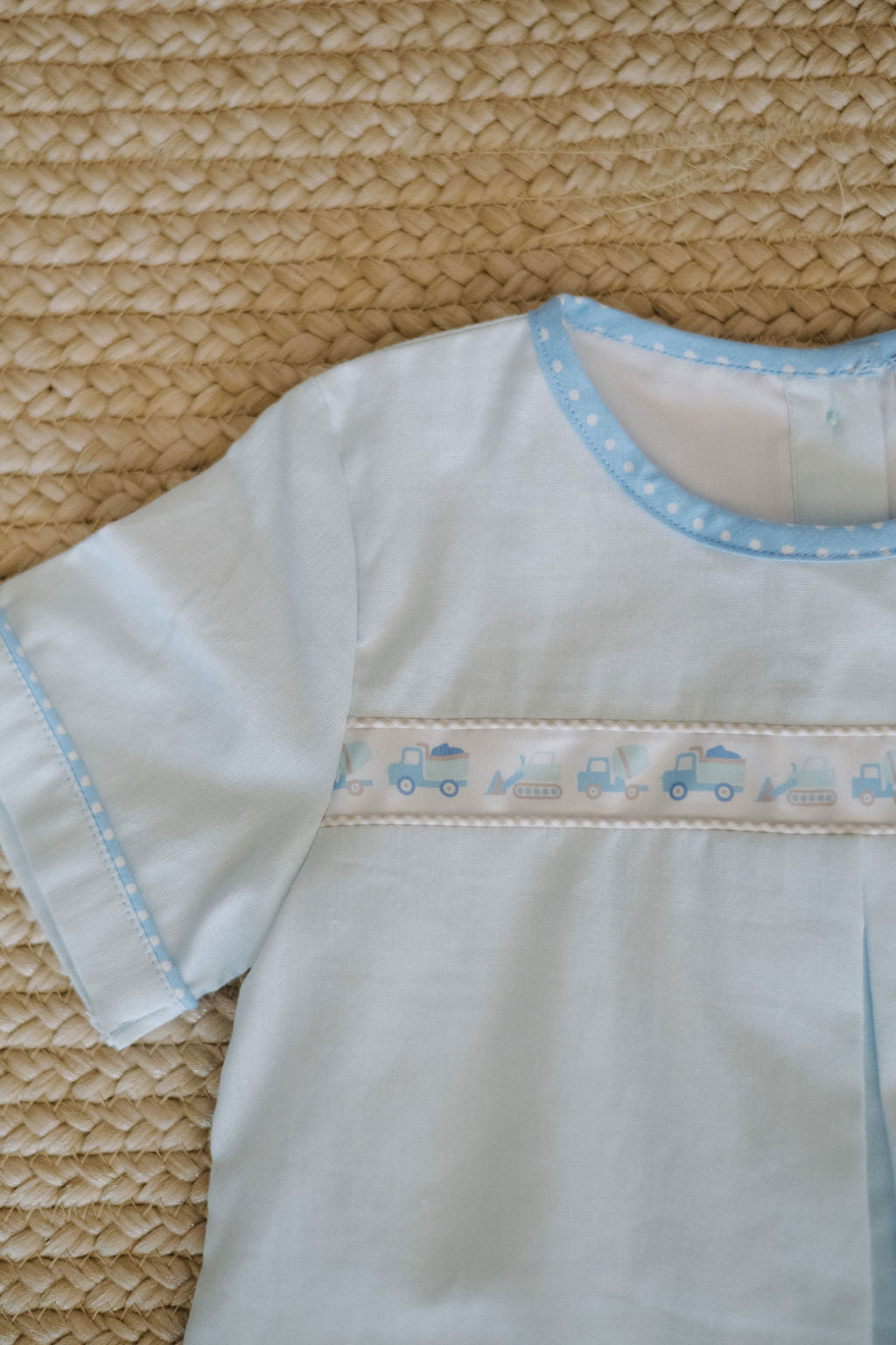Construction Ribbon Pleat Top