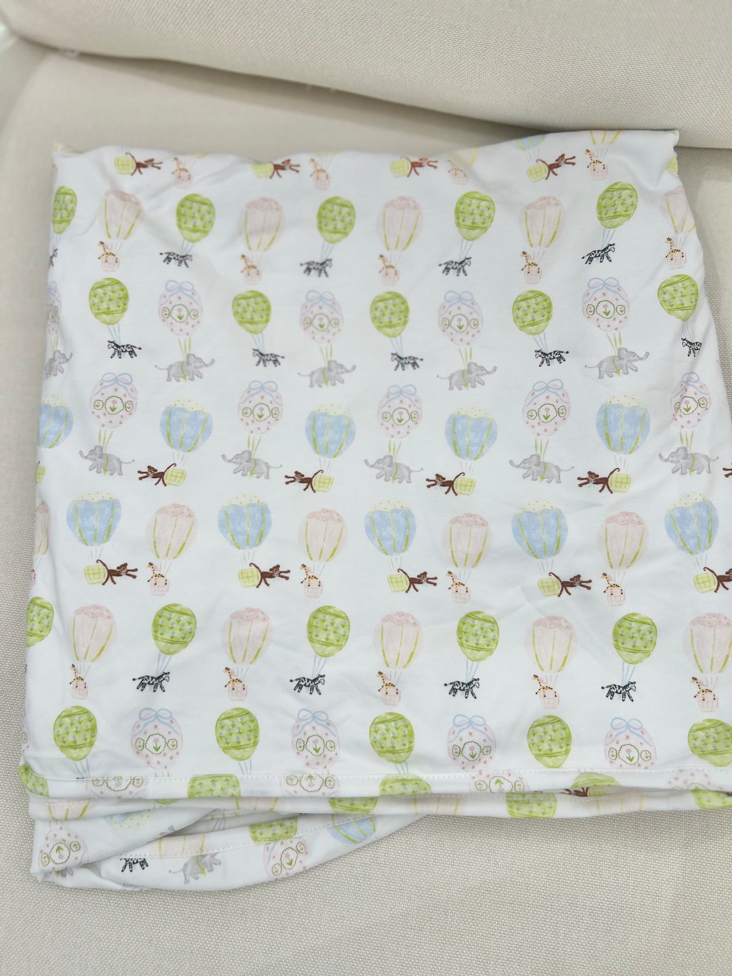 Soaring Safari Pals Girls Blanket