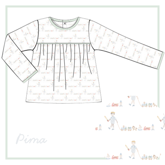 December Arrival Boys Toy Parade Pima Float Top