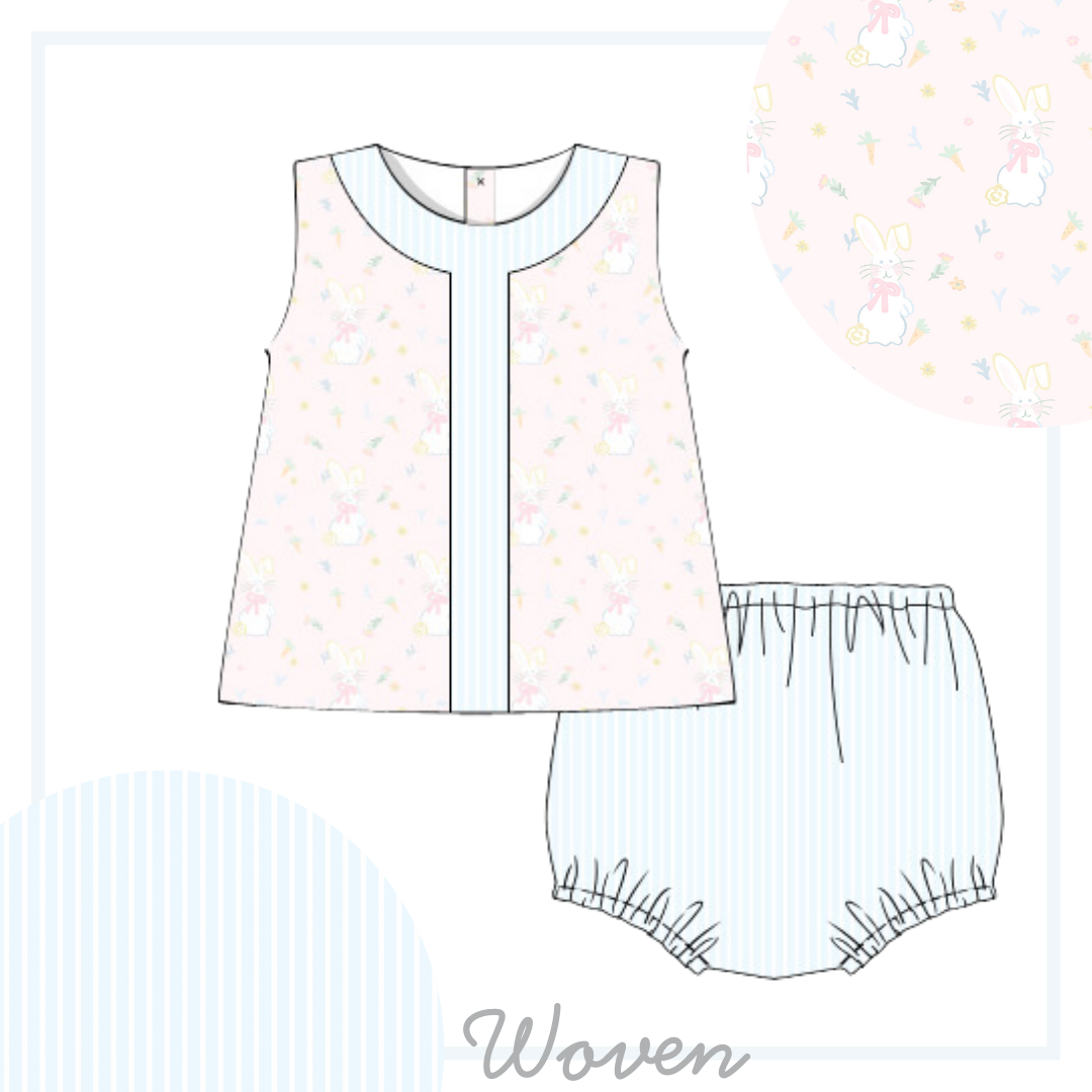 January Arrival Proper Hop Girls Diaper Set
