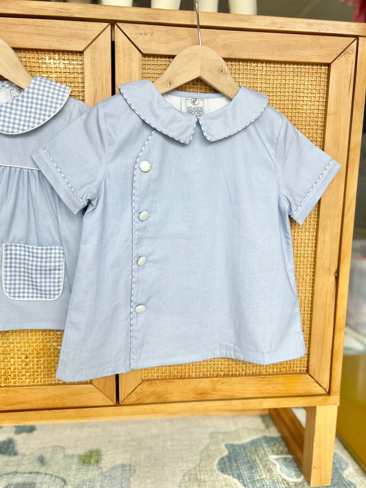 Carolina Boys Button Top