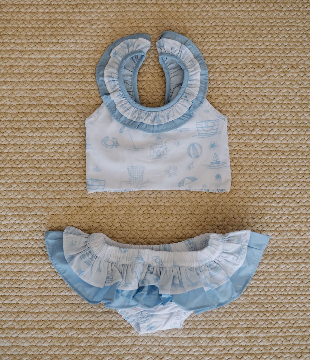 Seaside Moments Girls Two Piece Swim