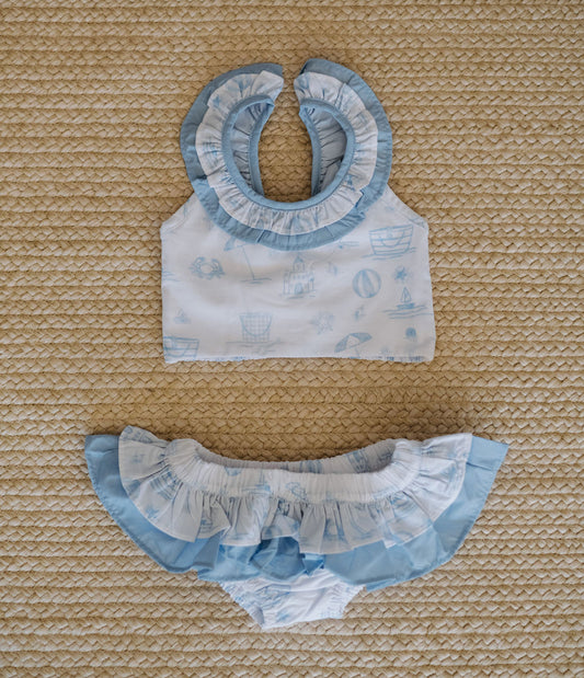 Seaside Moments Girls Two Piece Swim