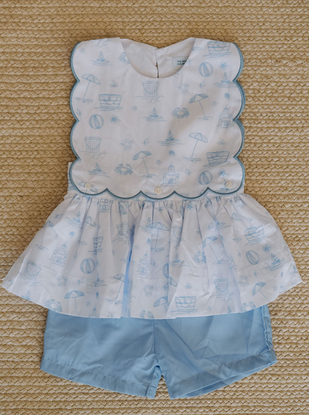 Girls Seaside Moments Shortie Set