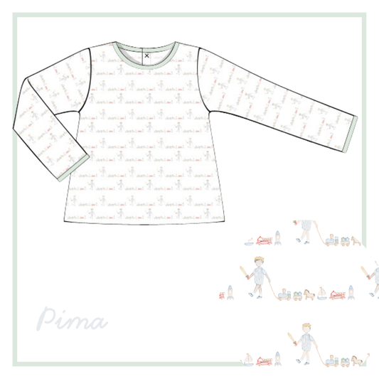 December Arrival Boys Toy Parade Pima Flat Top
