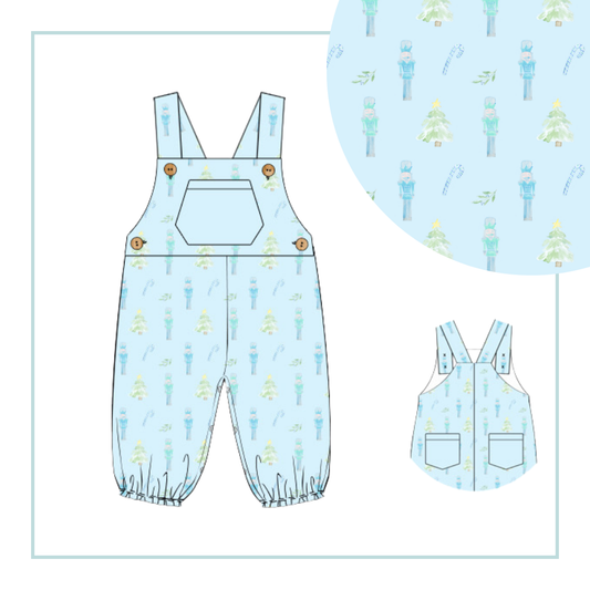 October Presale Boys Nutcracker Bubble Romper