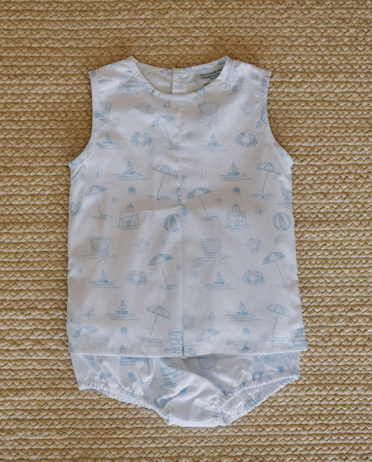 Boys Seaside Moments Bloomer Set