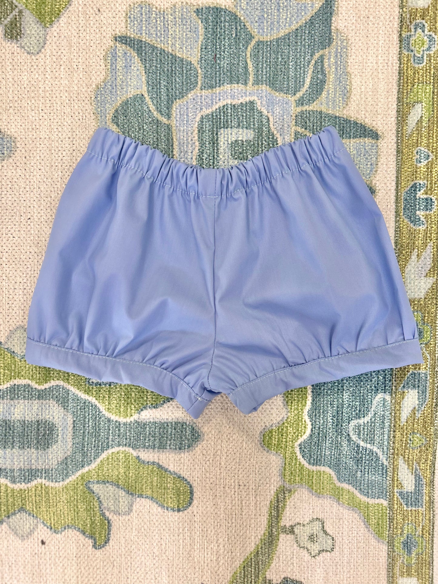 BTS Unisex Cornflower Blue Wide Banded Shorts, Lined