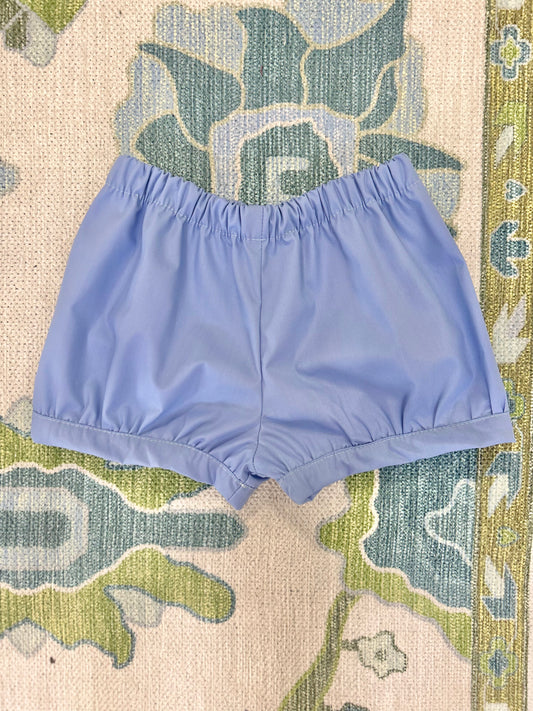 BTS Unisex Cornflower Blue Wide Banded Shorts, Lined
