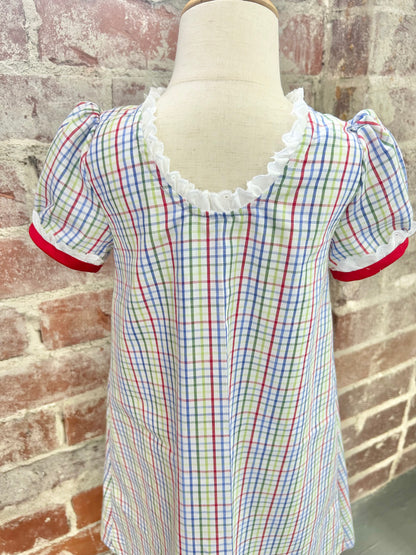 BTS Pleated Dress Crayon Ribbon, Lined