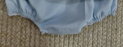 Light blue diaper cover bloomer