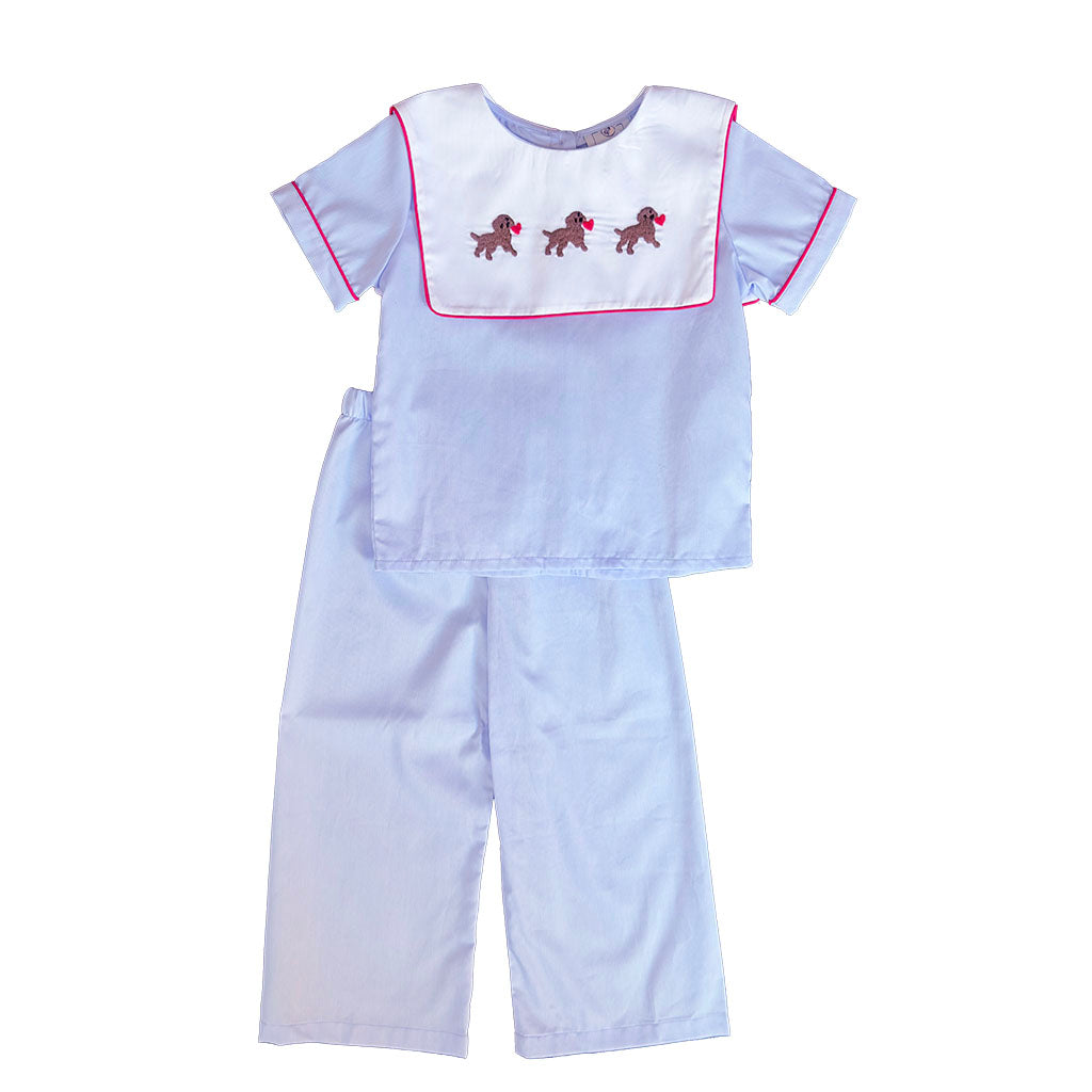 Boys Puppy Love Pant Set